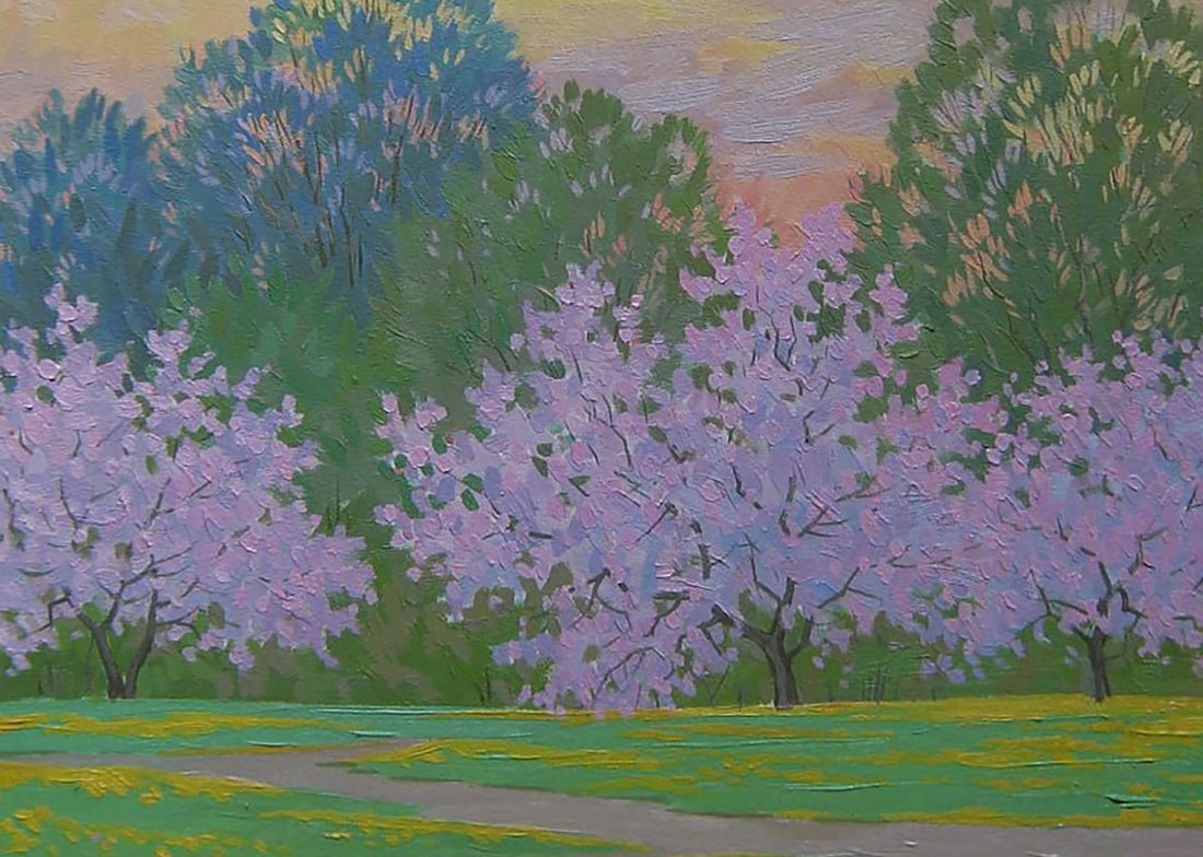 Oil painting Nature of spring Valery Savenets - 6