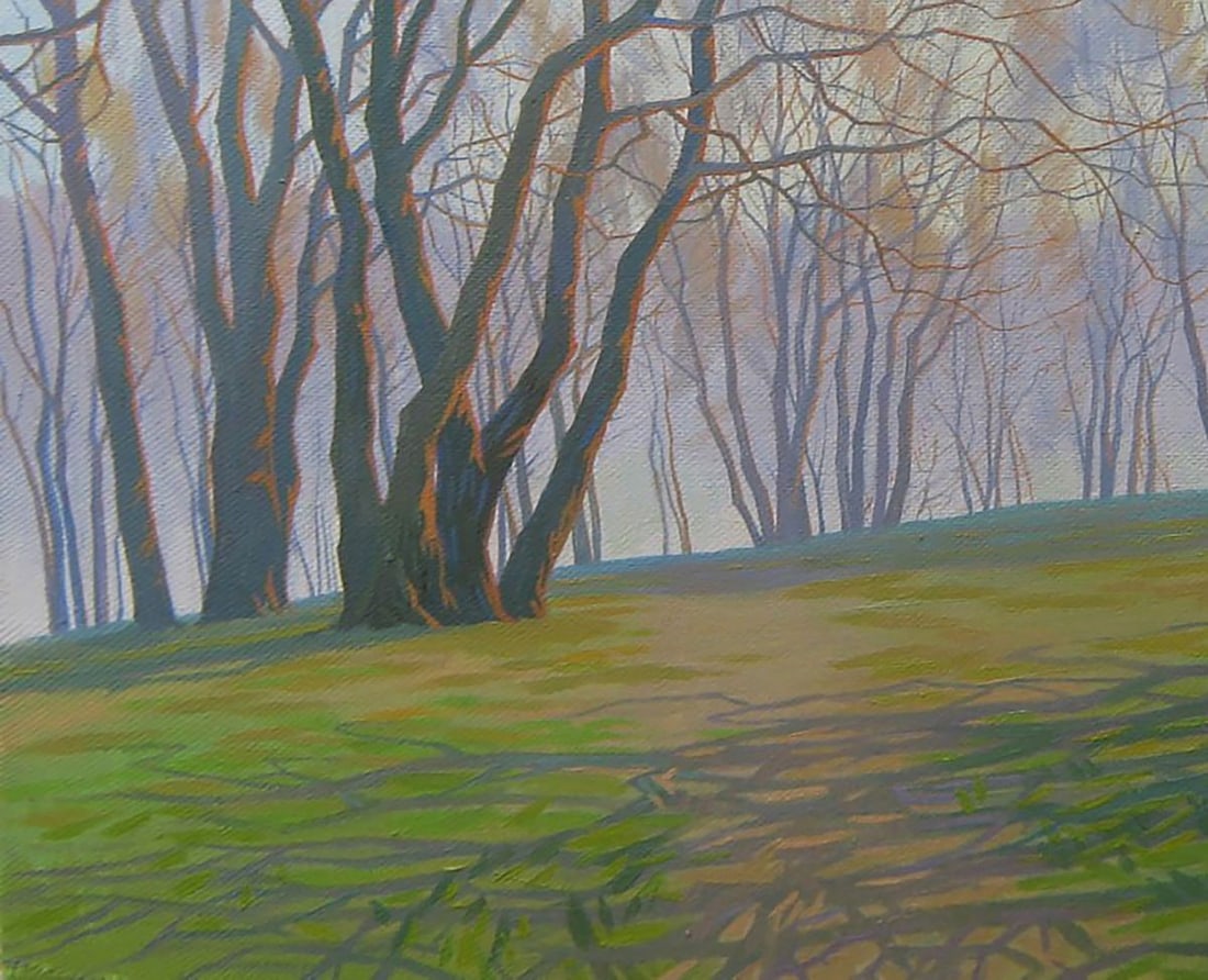 Oil painting Spring meadow Valery Savenets - 3