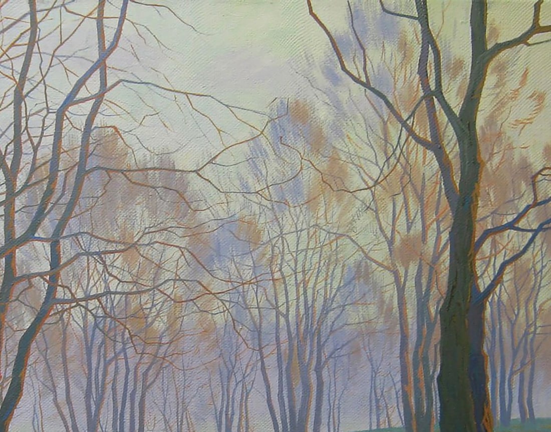 Oil painting Spring meadow Valery Savenets - 5