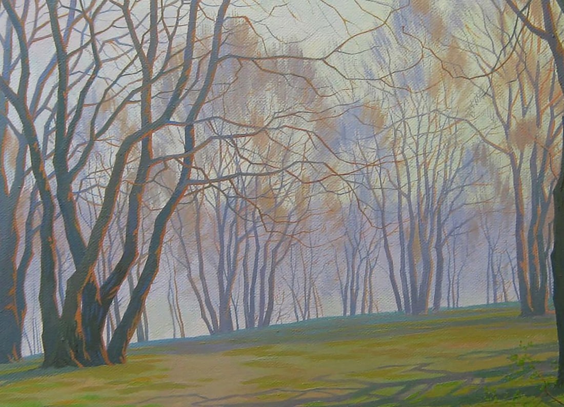 Oil painting Spring meadow Valery Savenets - 6