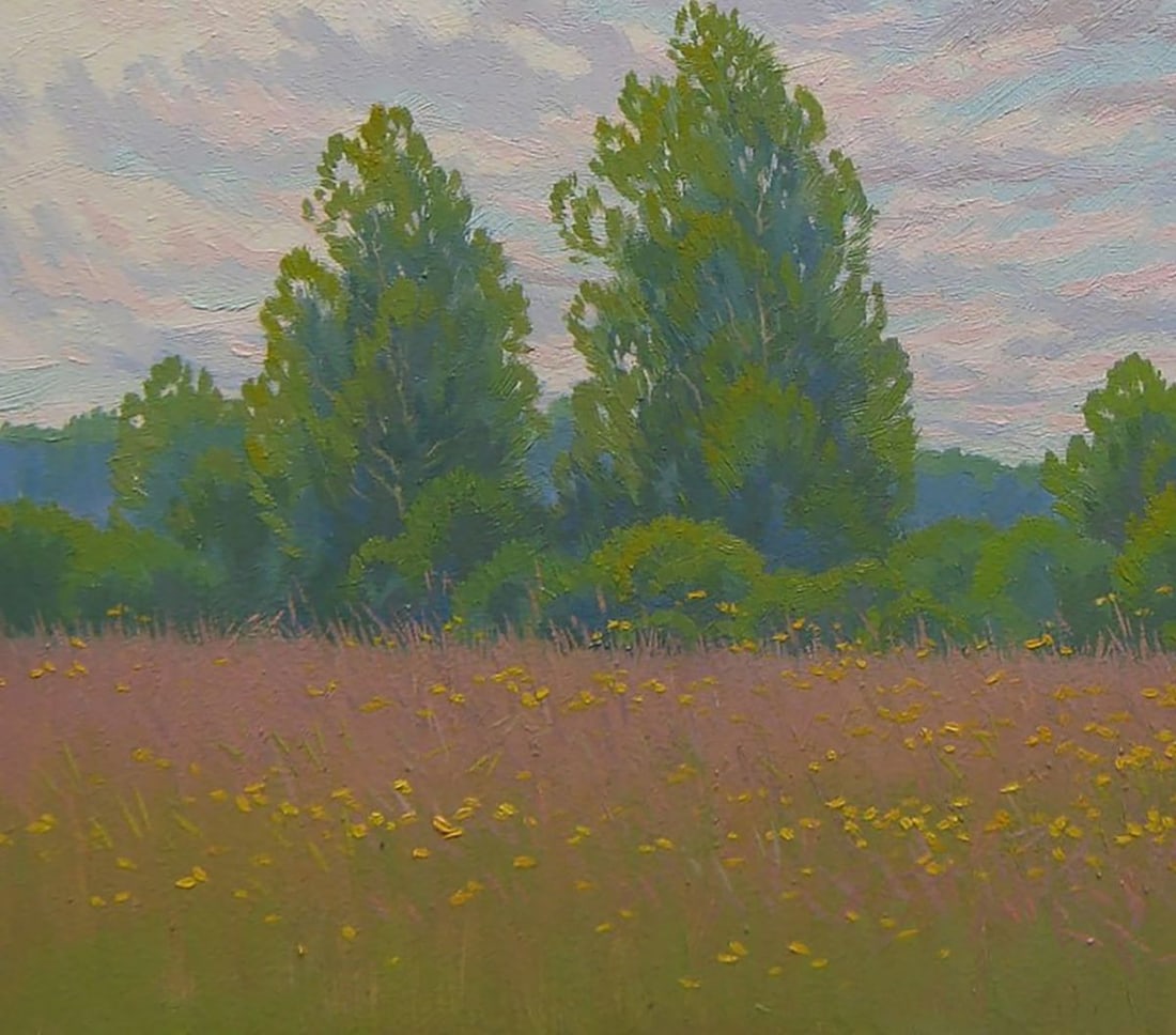 Oil painting Summer nature Valery Savenets - 3