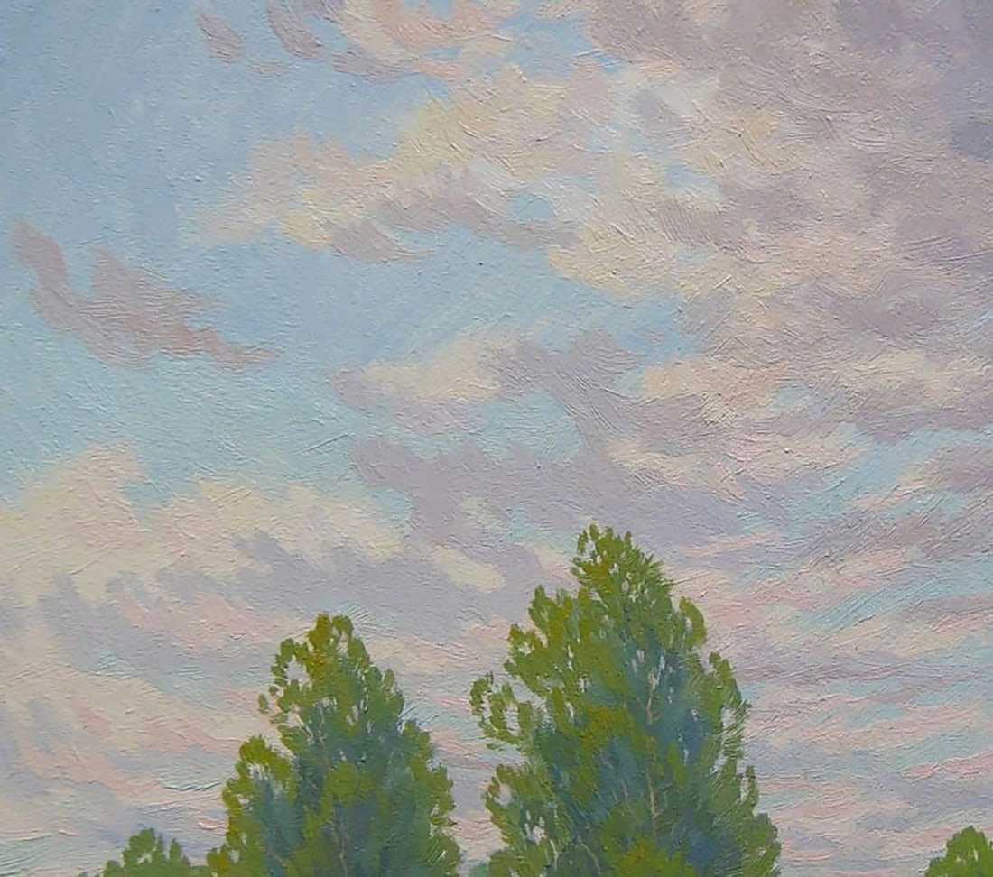 Oil painting Summer nature Valery Savenets - 4