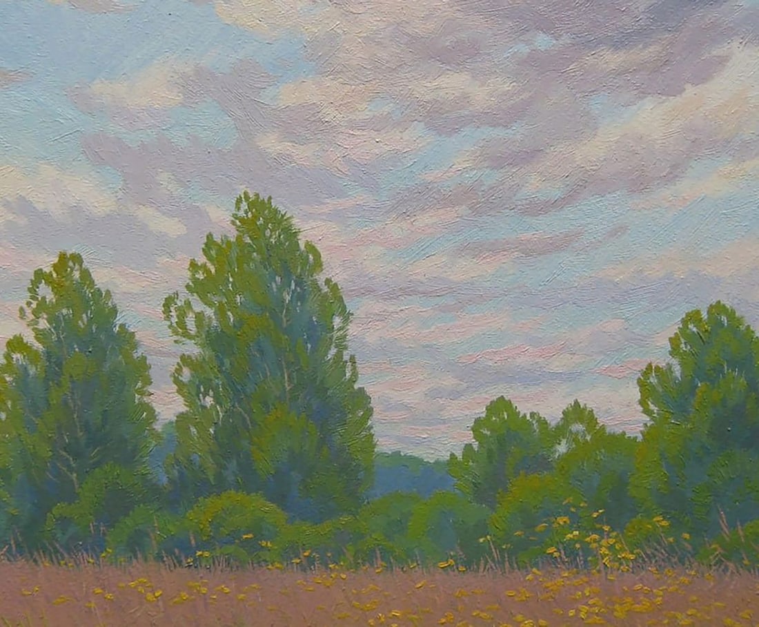 Oil painting Summer nature Valery Savenets - 6