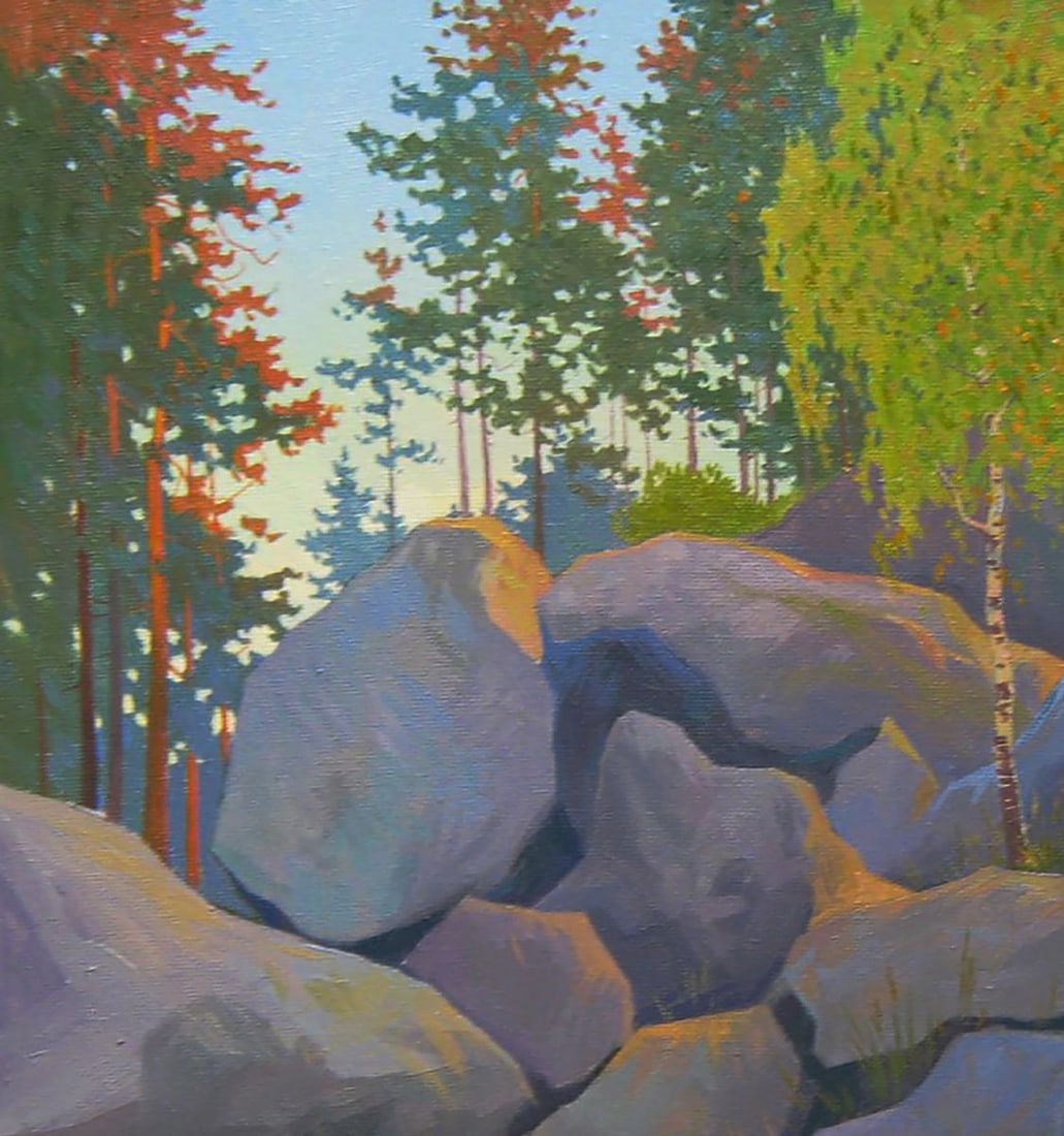 Oil painting Among the stones Valery Savenets - 4