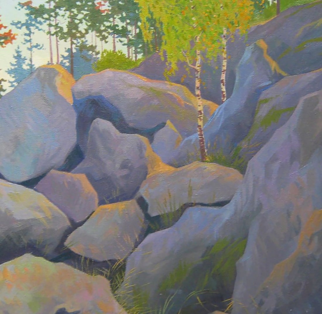 Oil painting Among the stones Valery Savenets - 6