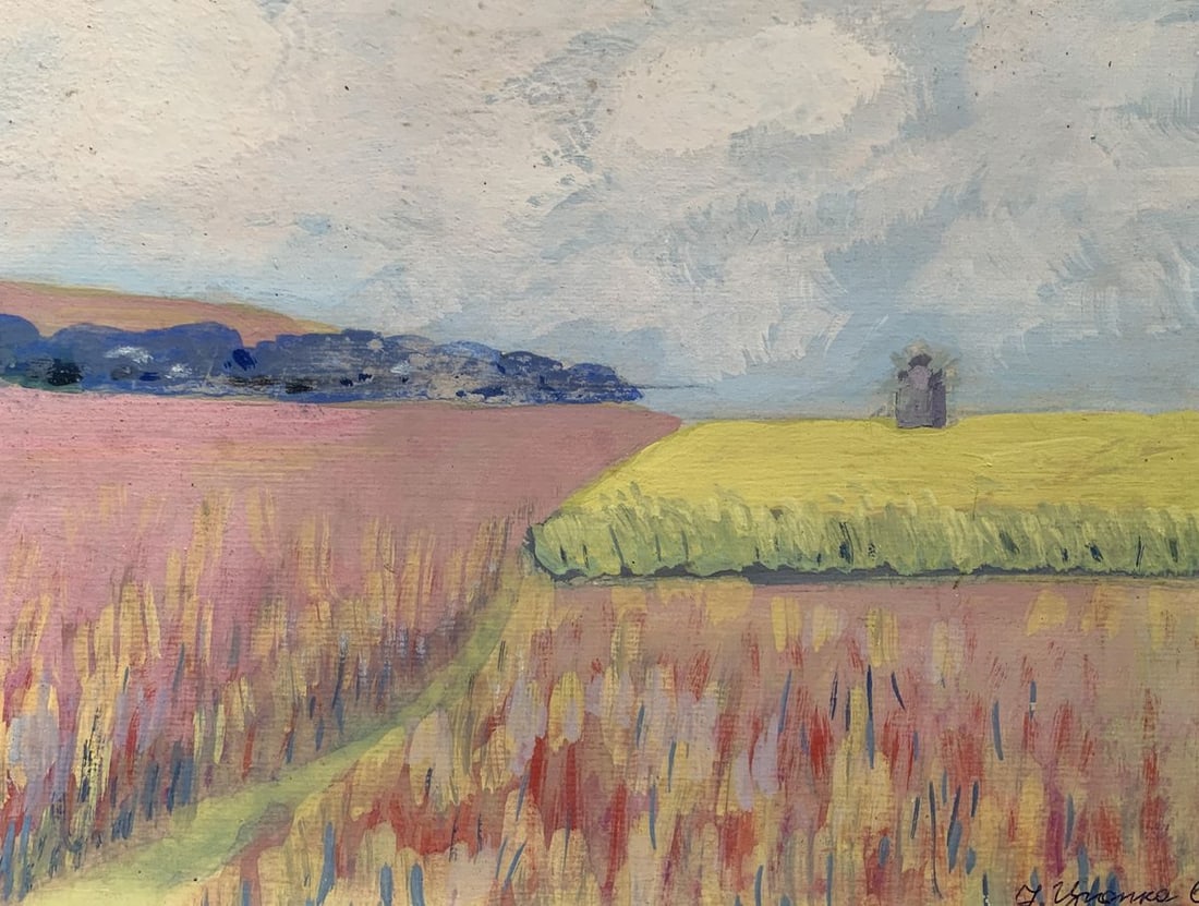 Pastel painting Sky over the field Ivan Tsyupka - 3