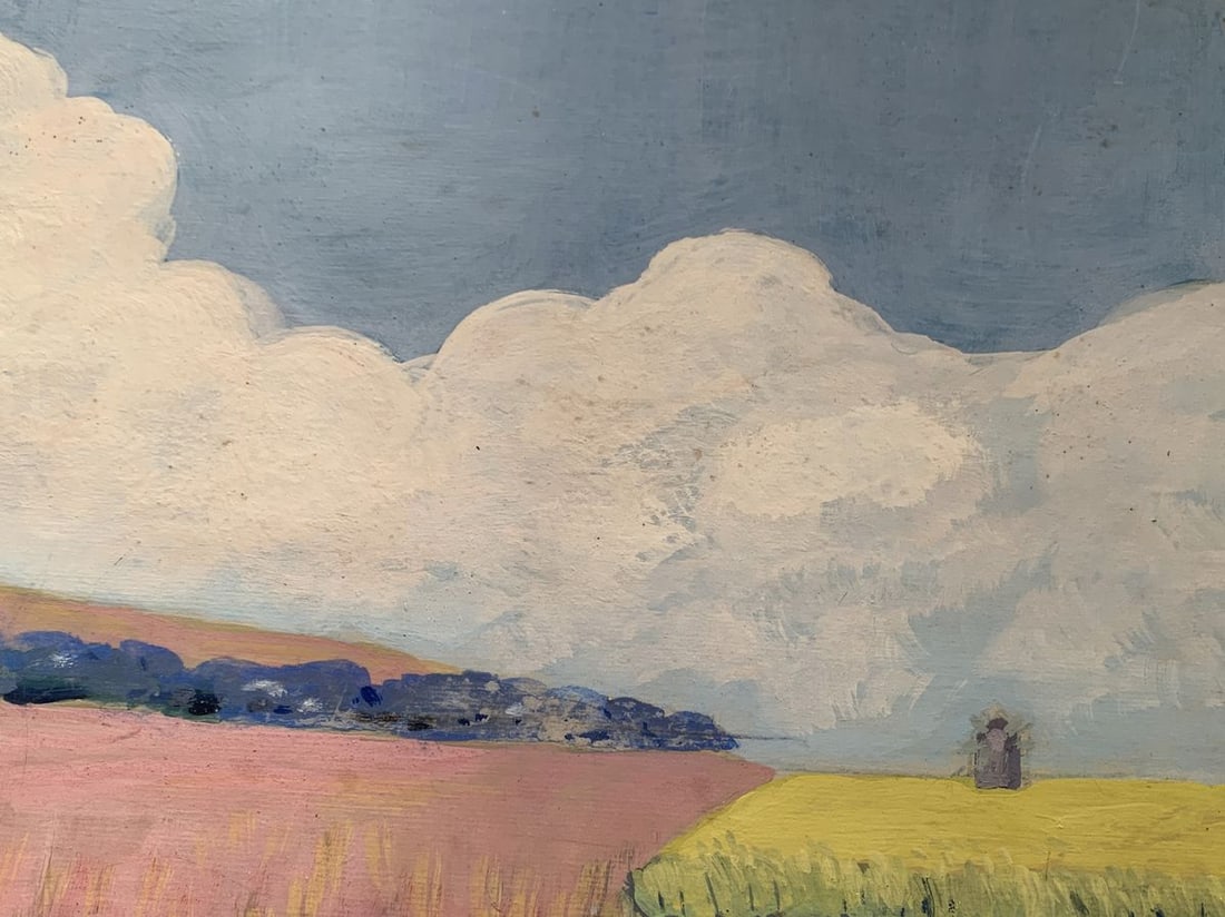 Pastel painting Sky over the field Ivan Tsyupka - 4