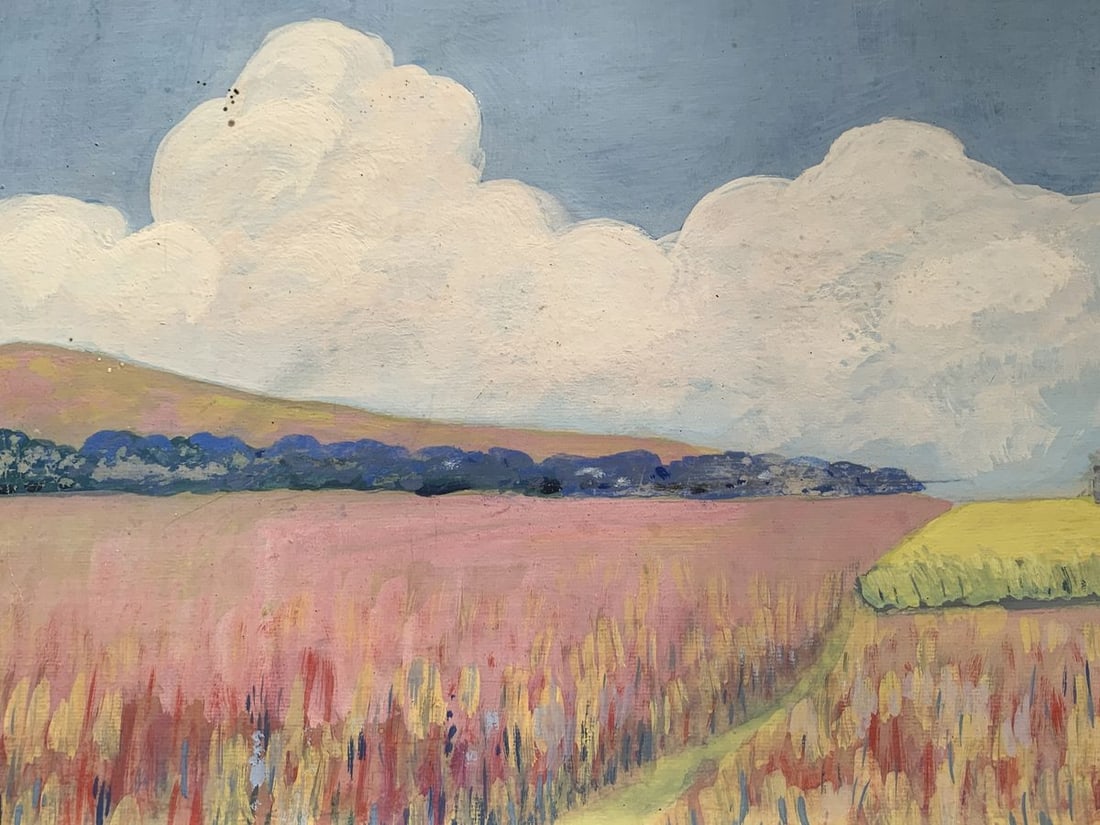 Pastel painting Sky over the field Ivan Tsyupka - 8
