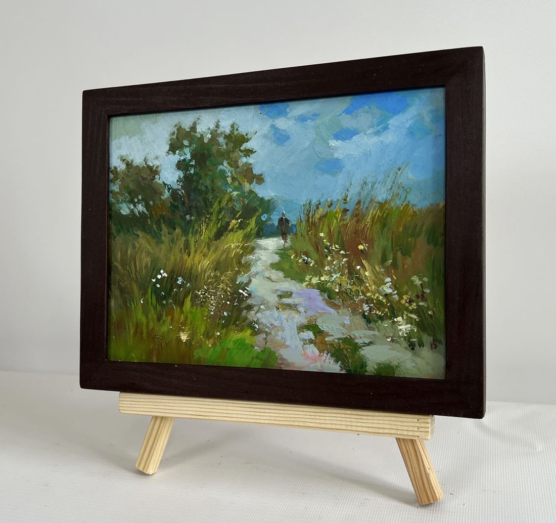 Oil painting A walk in the arms of nature Yuriy Suprunchuk - 2