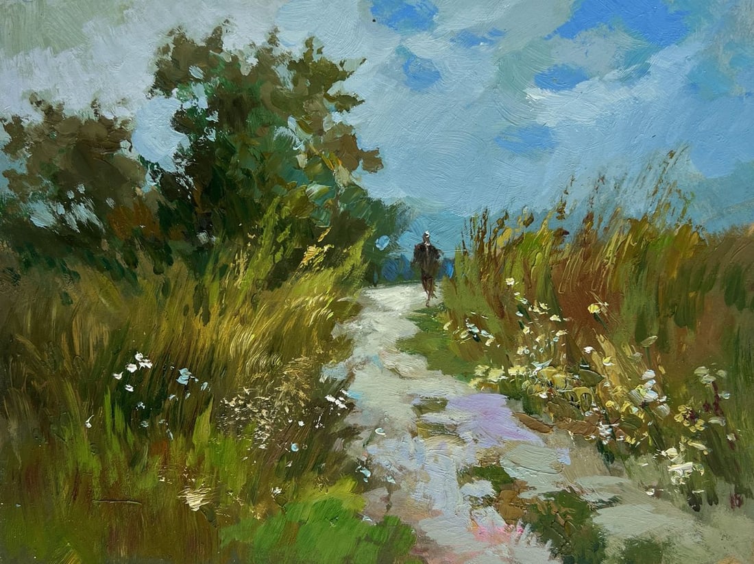 Oil painting A walk in the arms of nature Yuriy Suprunchuk - 3
