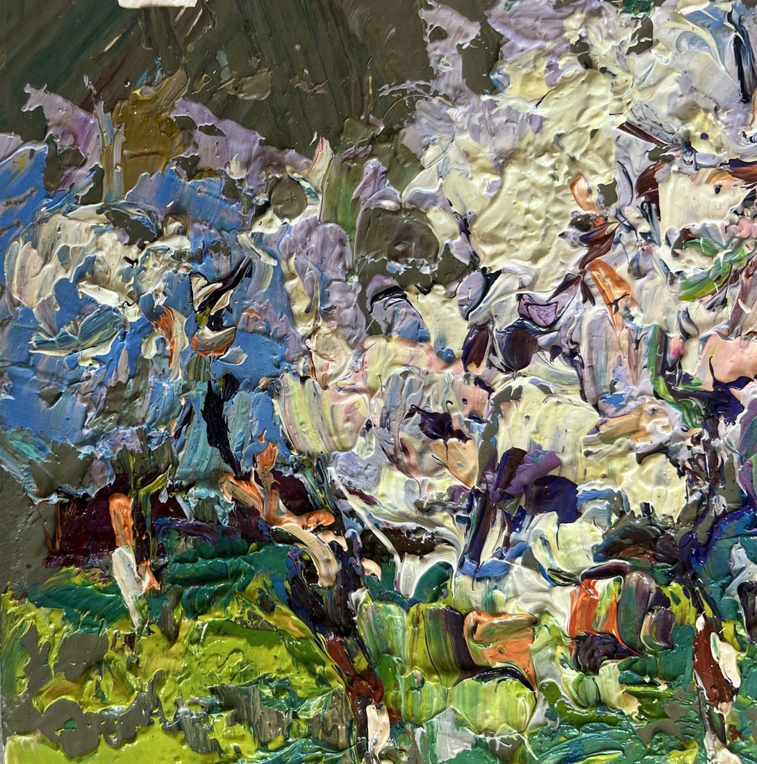 Oil painting The gardens are blooming Alex Kalenyuk - 6