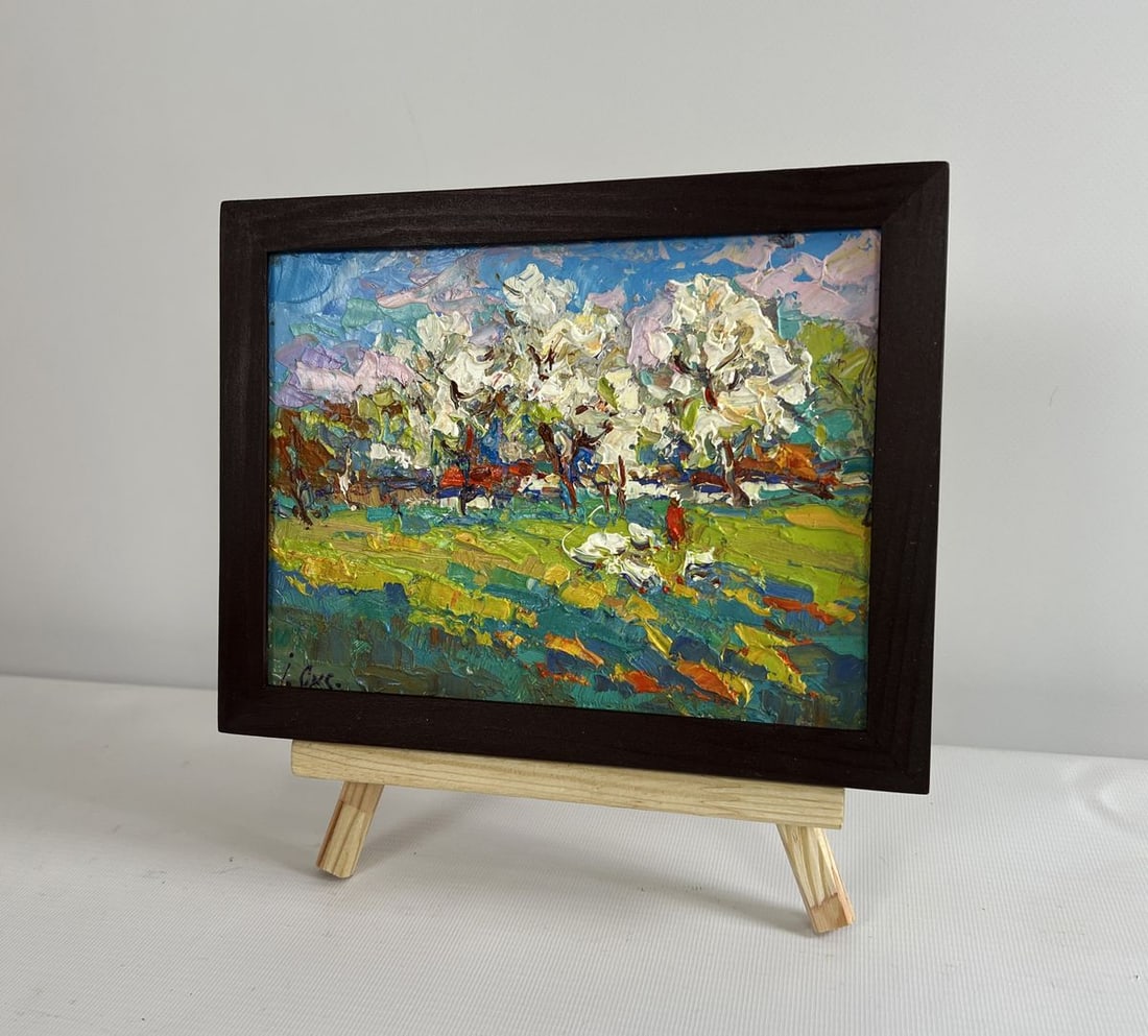 Oil painting Spring has come Oksana Kalenyuk - 2