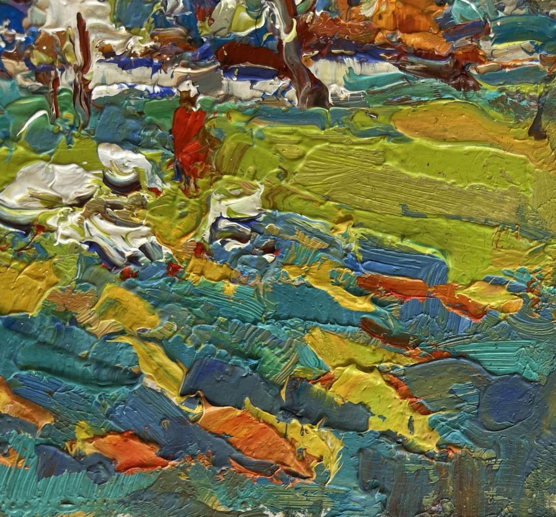 Oil painting Spring has come Oksana Kalenyuk - 4
