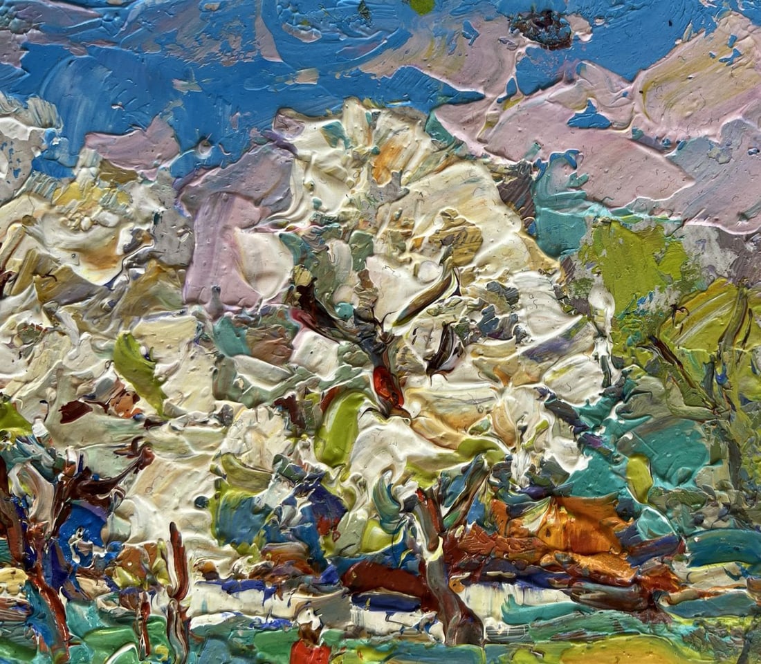 Oil painting Spring has come Oksana Kalenyuk - 5