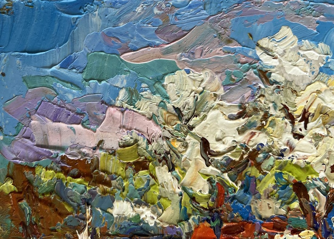 Oil painting Spring has come Oksana Kalenyuk - 6