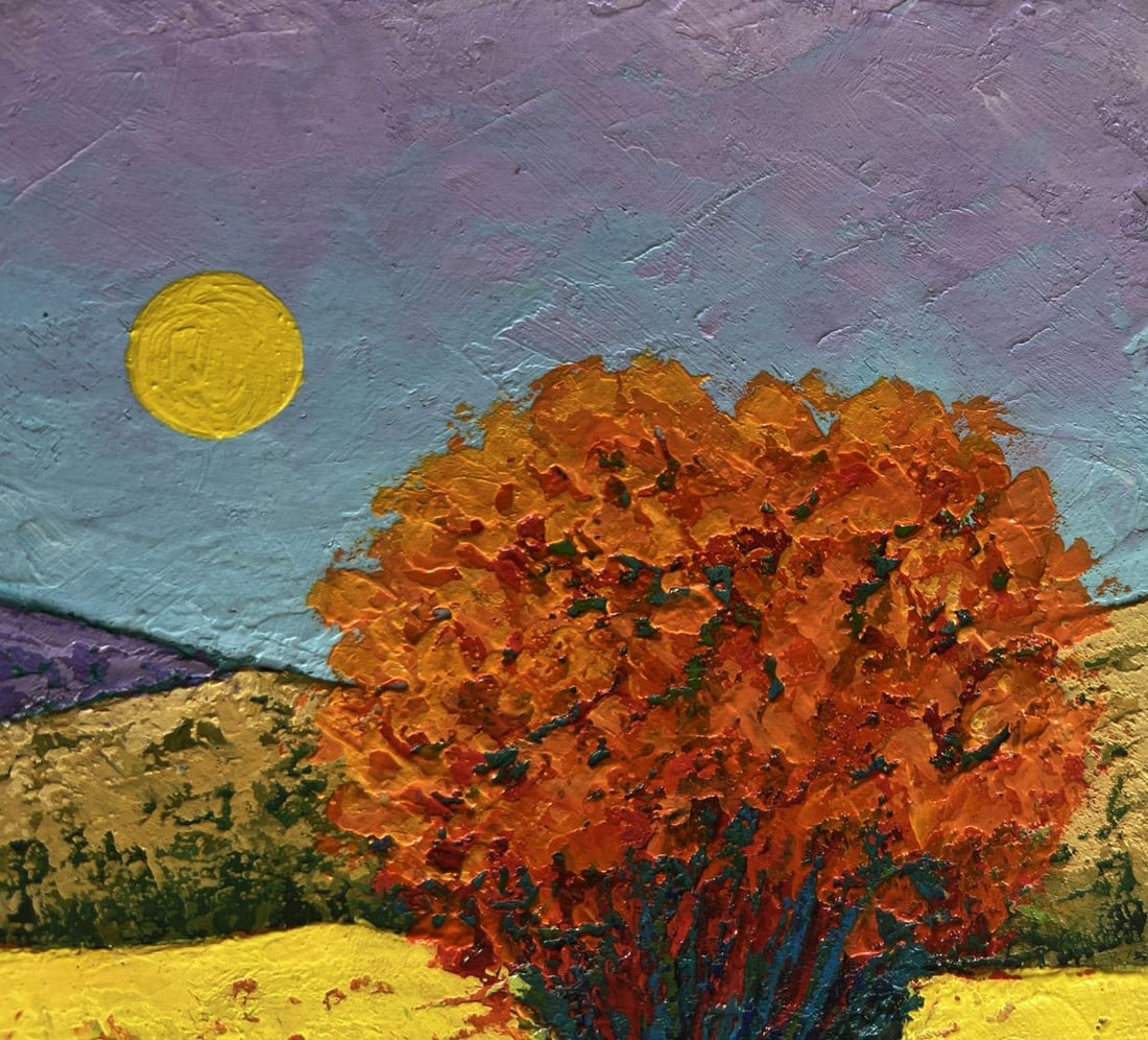 Oil painting Flower fields near the plains V. Zadorozhnya - 4