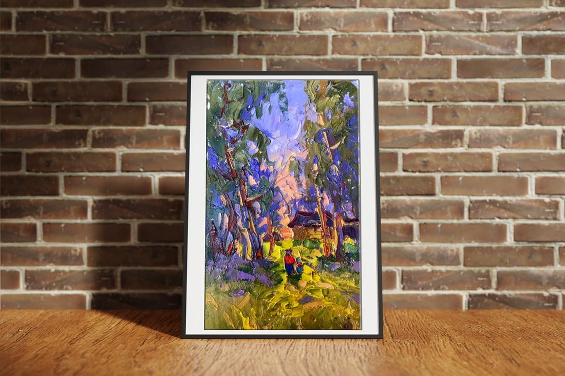 Oil painting Sunny spell Alex Kalenyuk - 2
