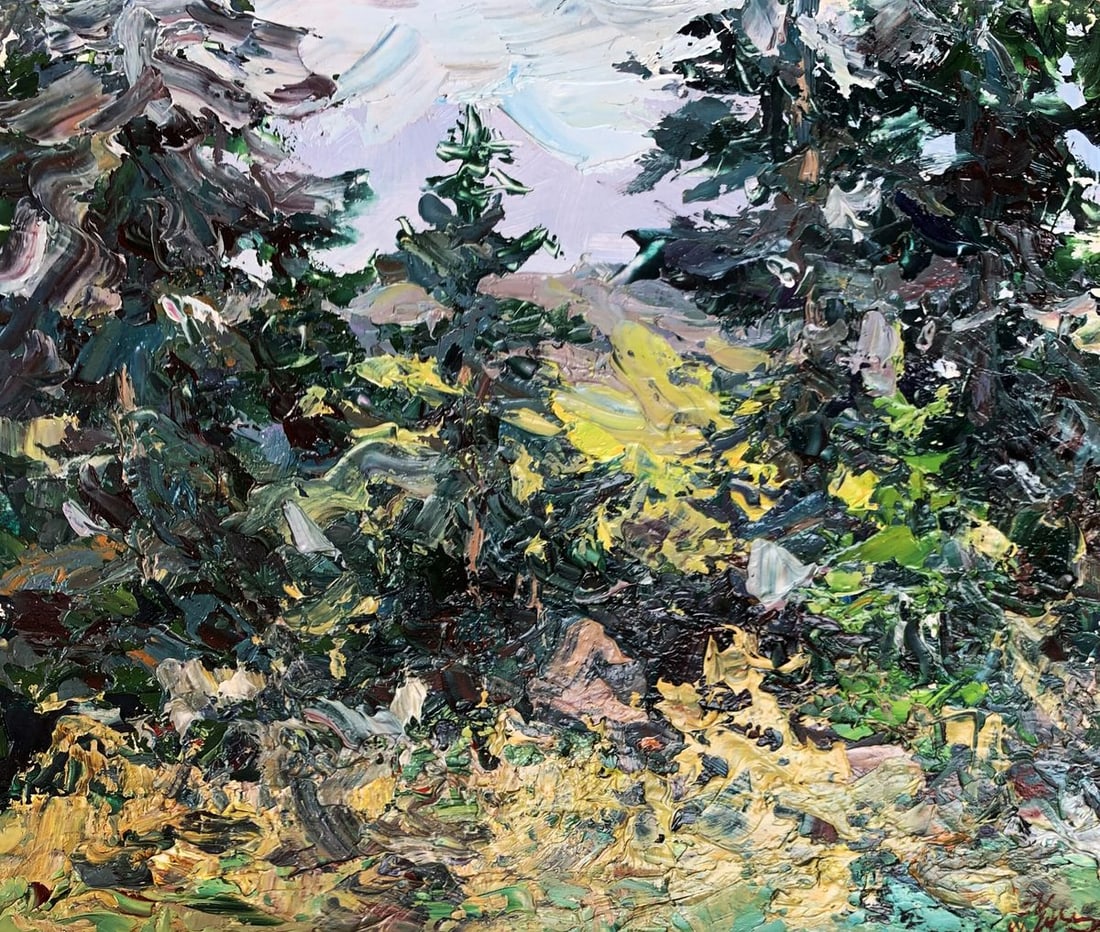 Oil painting A gloomy day Alexander Cherednichenko (1 of 12)