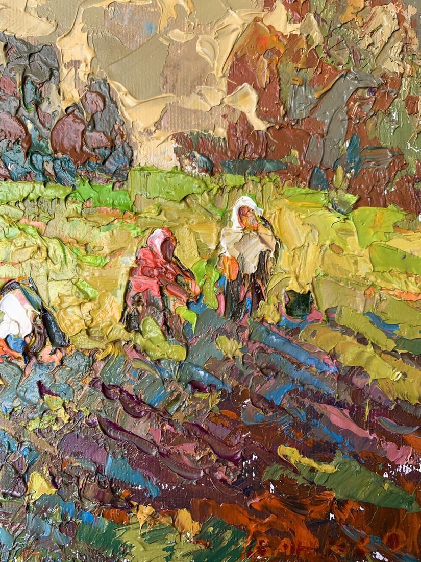 Oil painting Village days Alex Kalenyuk - 10