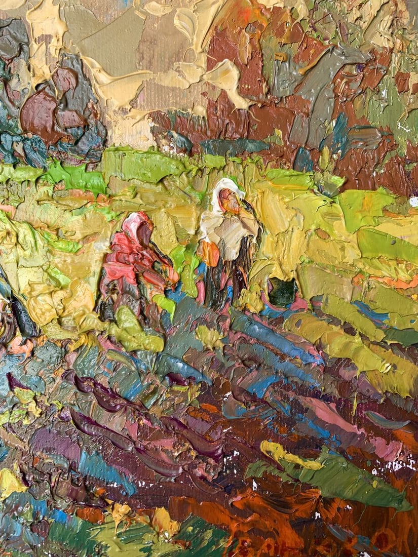 Oil painting Village days Alex Kalenyuk - 11