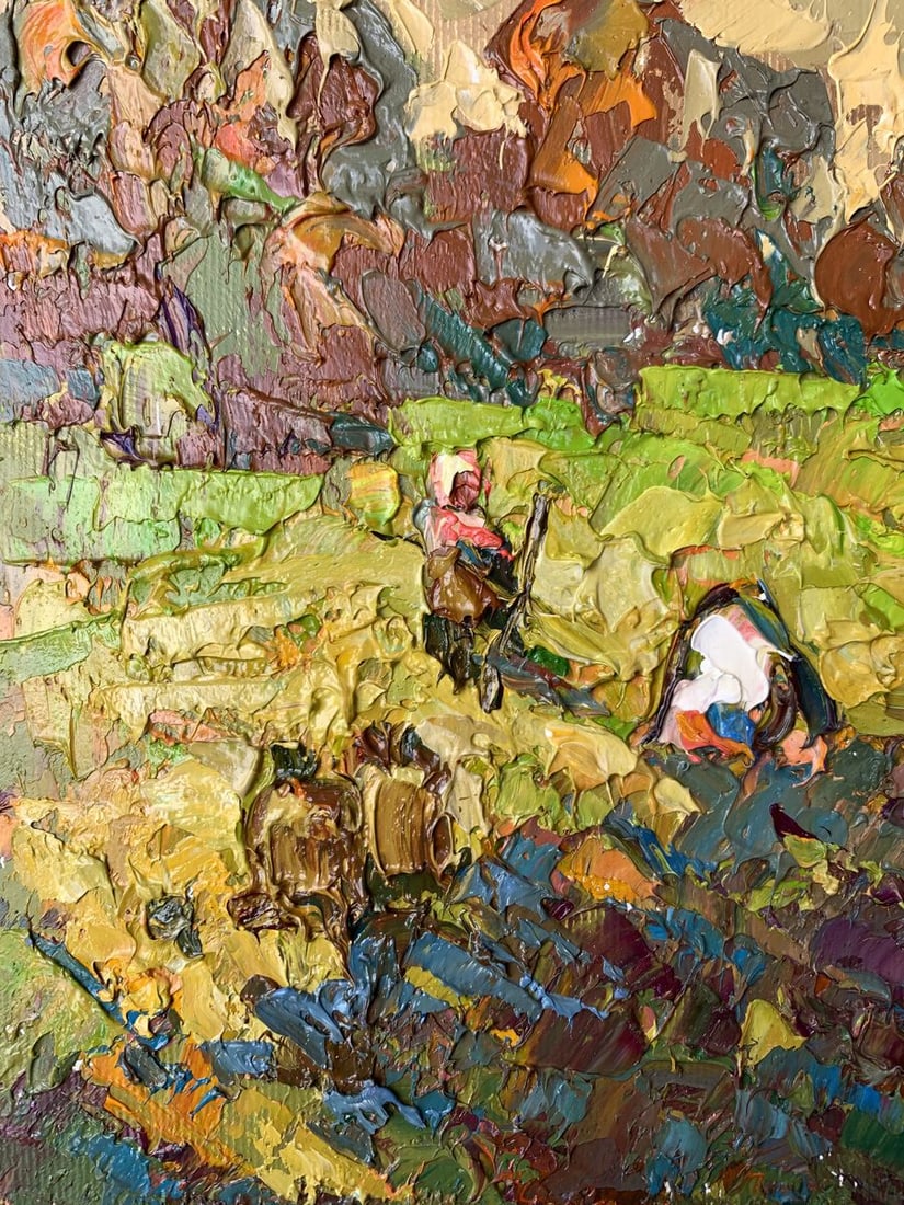 Oil painting Village days Alex Kalenyuk - 5