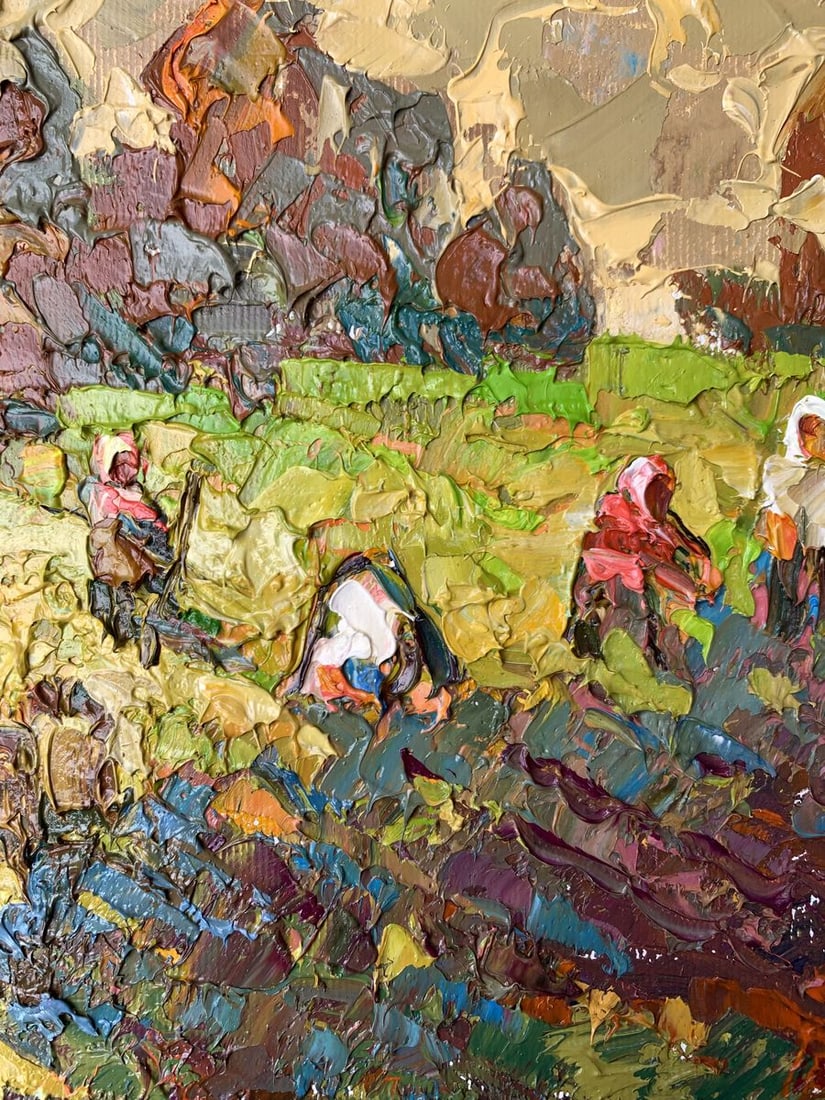 Oil painting Village days Alex Kalenyuk - 6