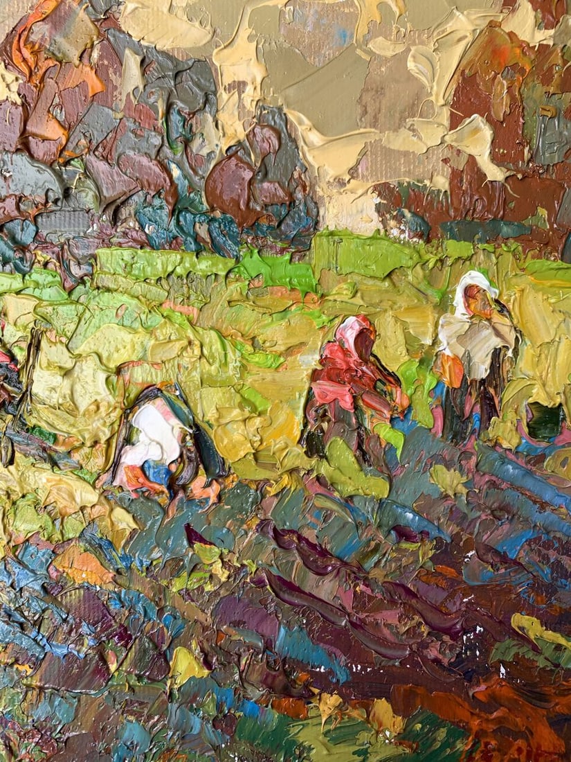 Oil painting Village days Alex Kalenyuk - 7
