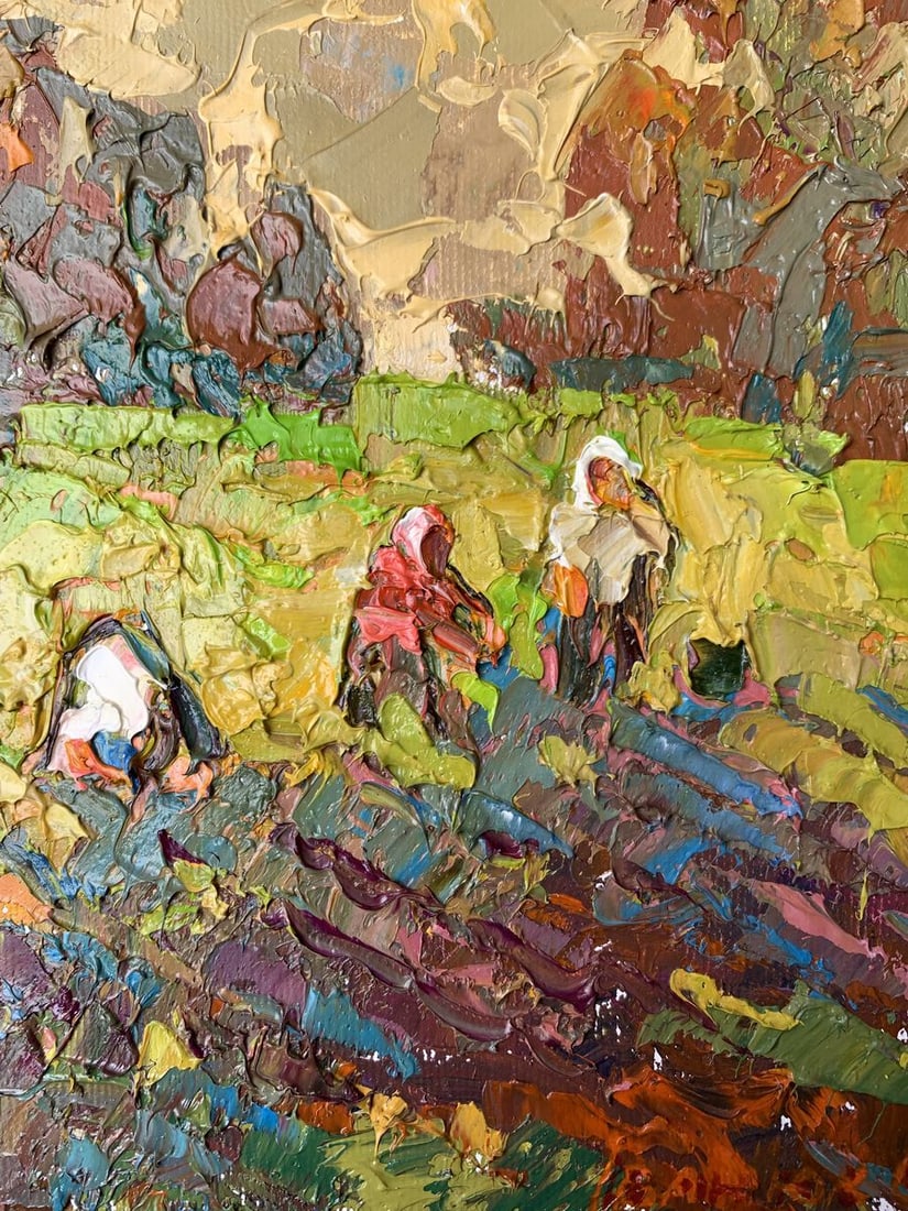 Oil painting Village days Alex Kalenyuk - 8