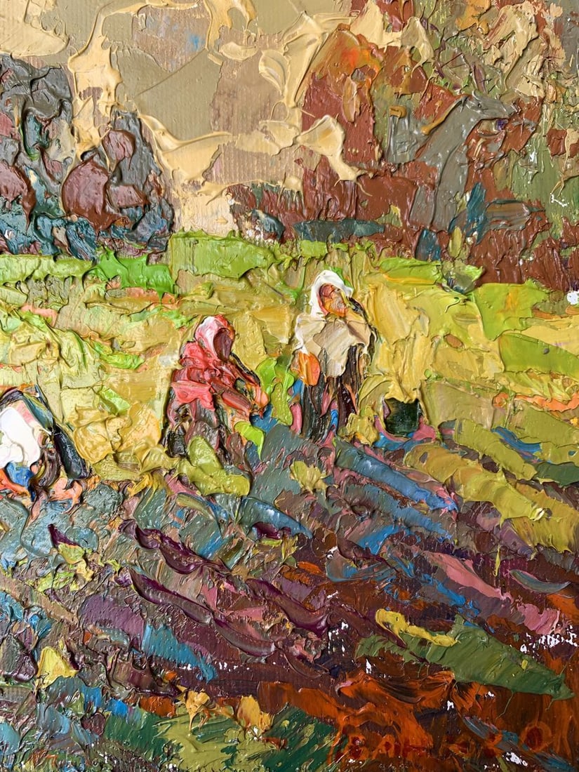 Oil painting Village days Alex Kalenyuk - 9