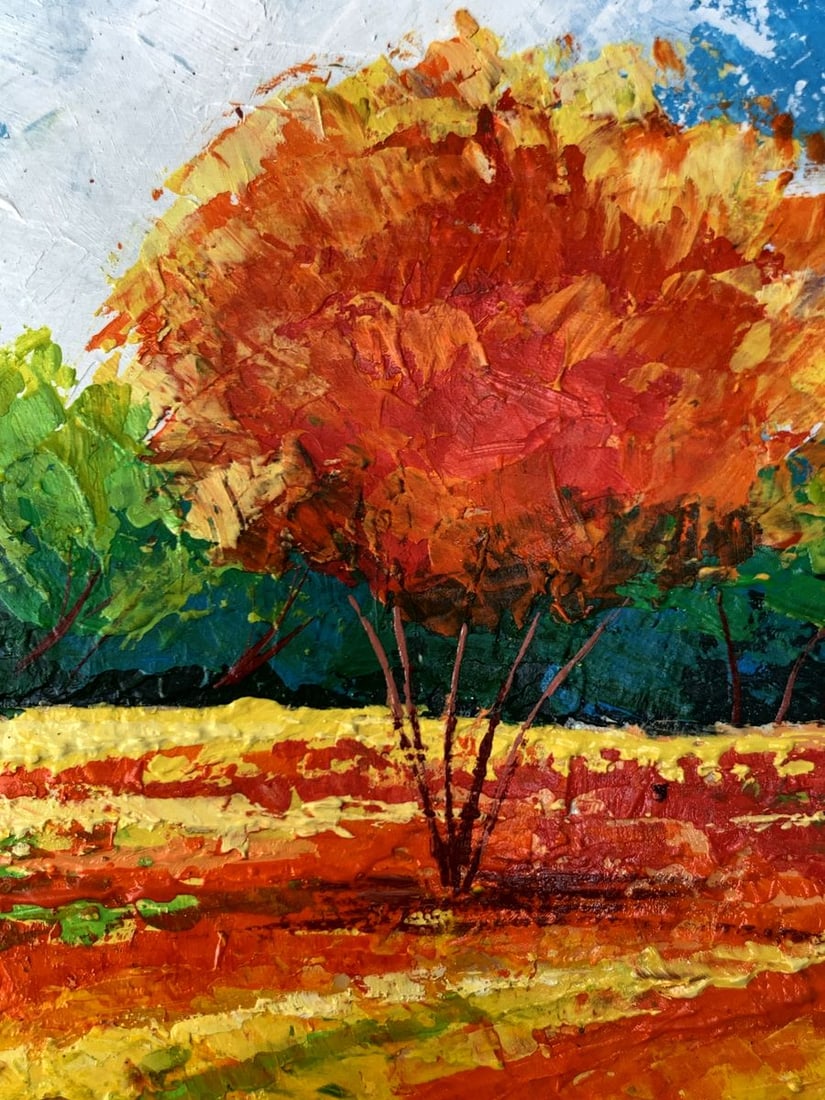 Oil painting Orange tree V. Zadorozhnya - 5