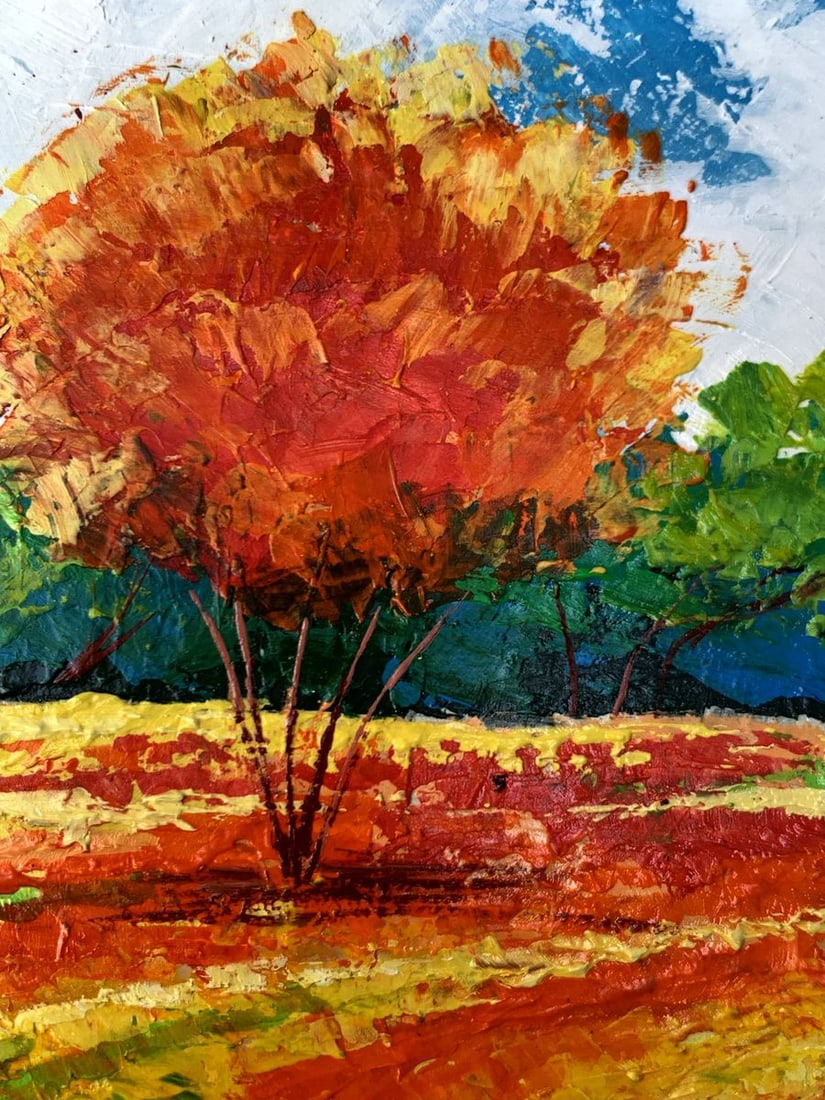 Oil painting Orange tree V. Zadorozhnya - 6