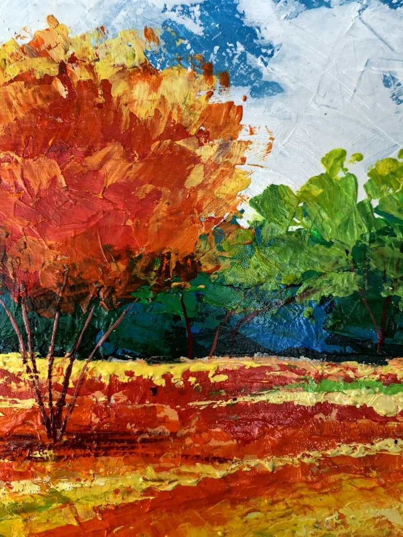 Oil painting Orange tree V. Zadorozhnya - 7