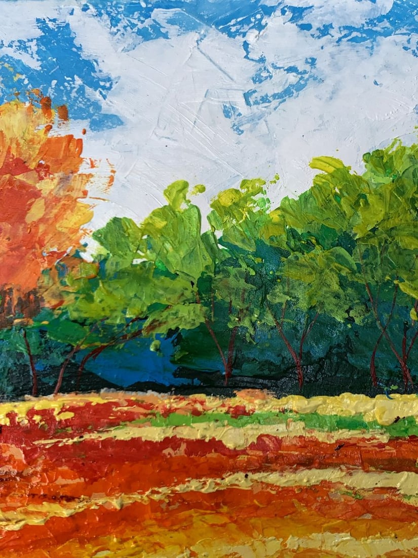 Oil painting Orange tree V. Zadorozhnya - 8
