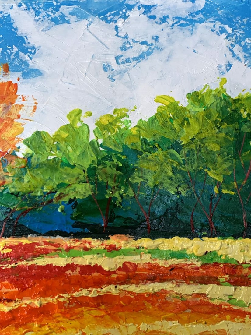 Oil painting Orange tree V. Zadorozhnya - 9