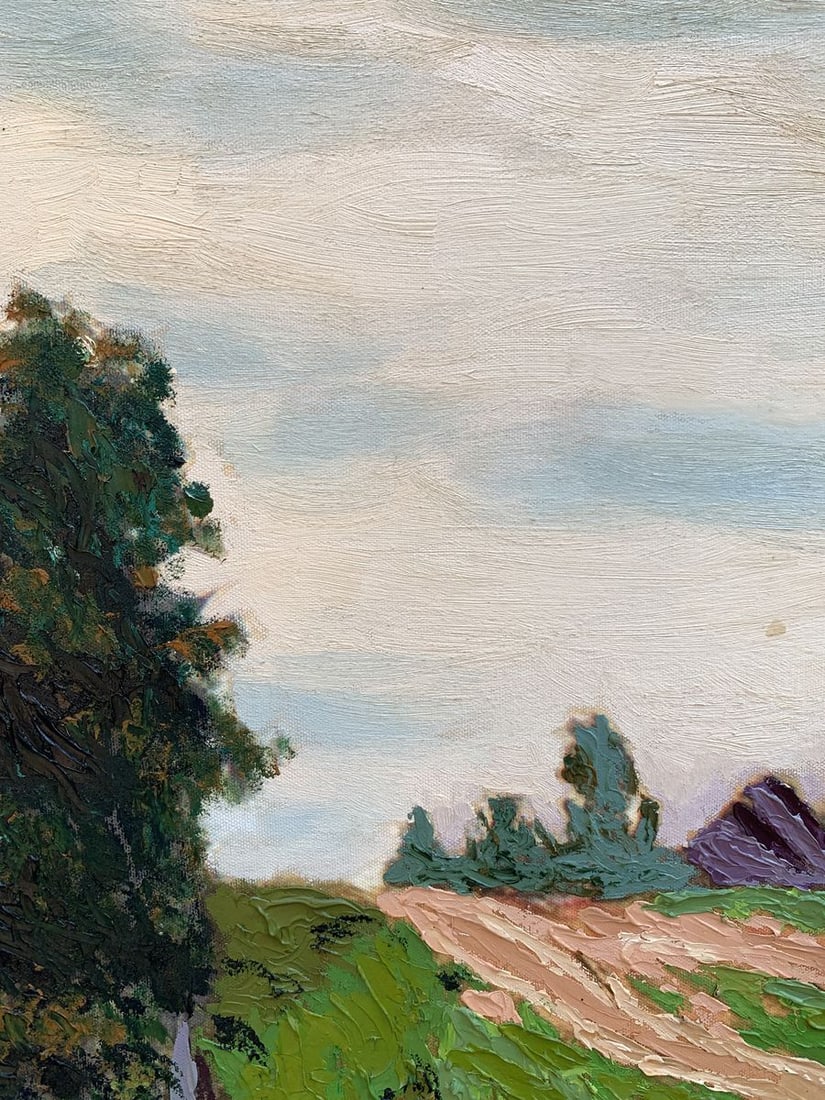 Oil painting The road to the village Oleksandr Gukalov - 7