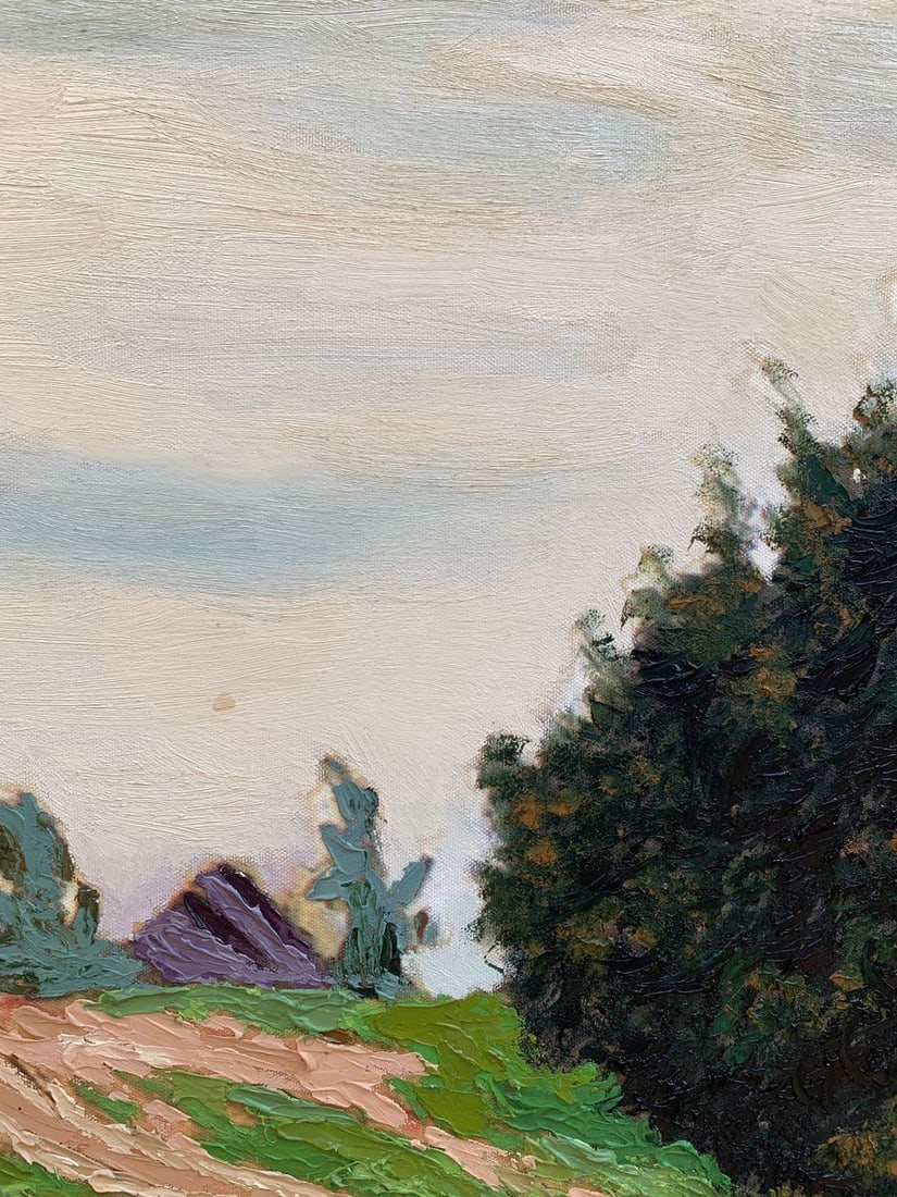Oil painting The road to the village Oleksandr Gukalov - 9