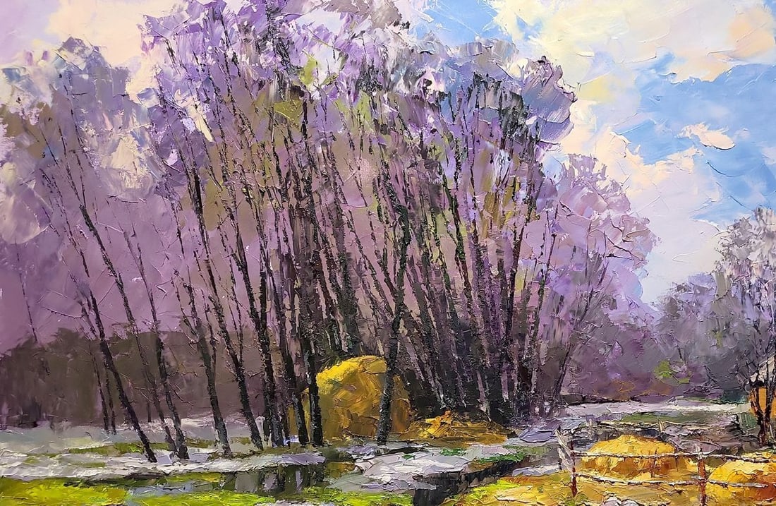 Oil painting March Boris Serdyuk - 4