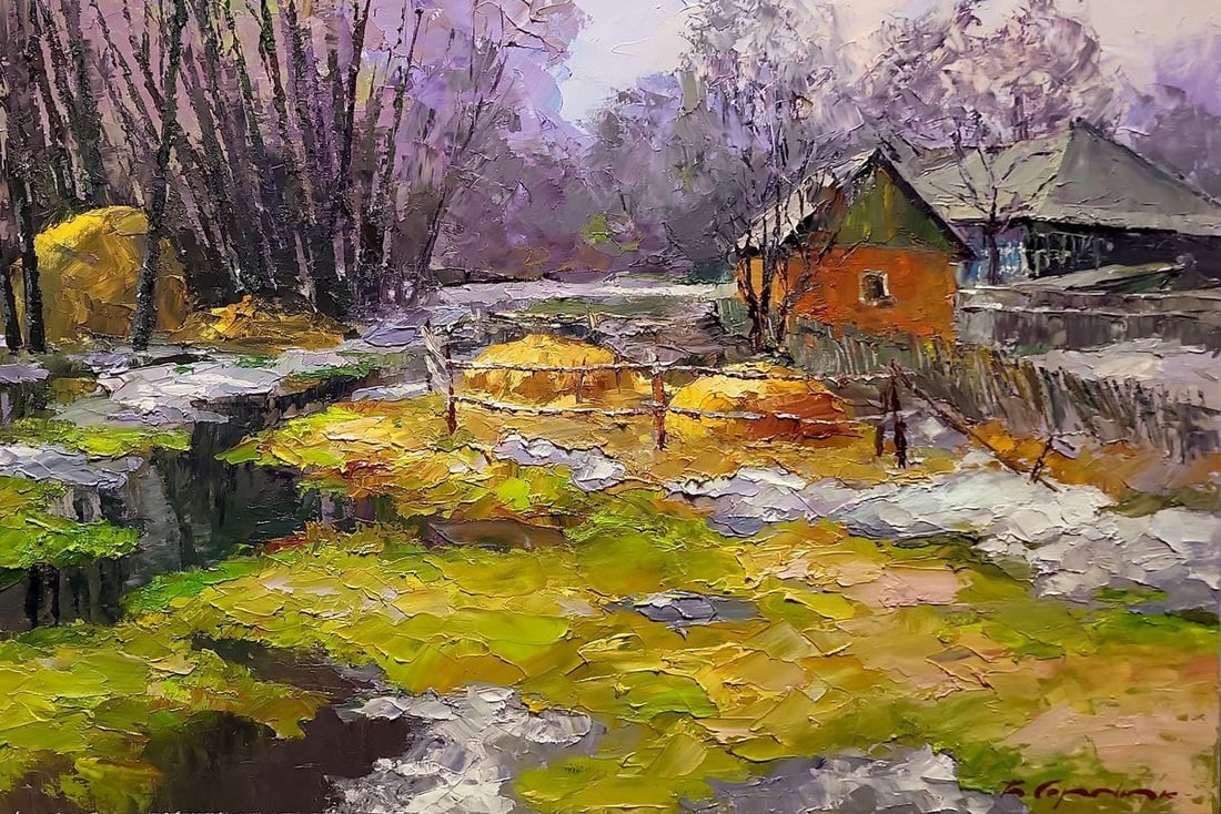 Oil painting March Boris Serdyuk - 7
