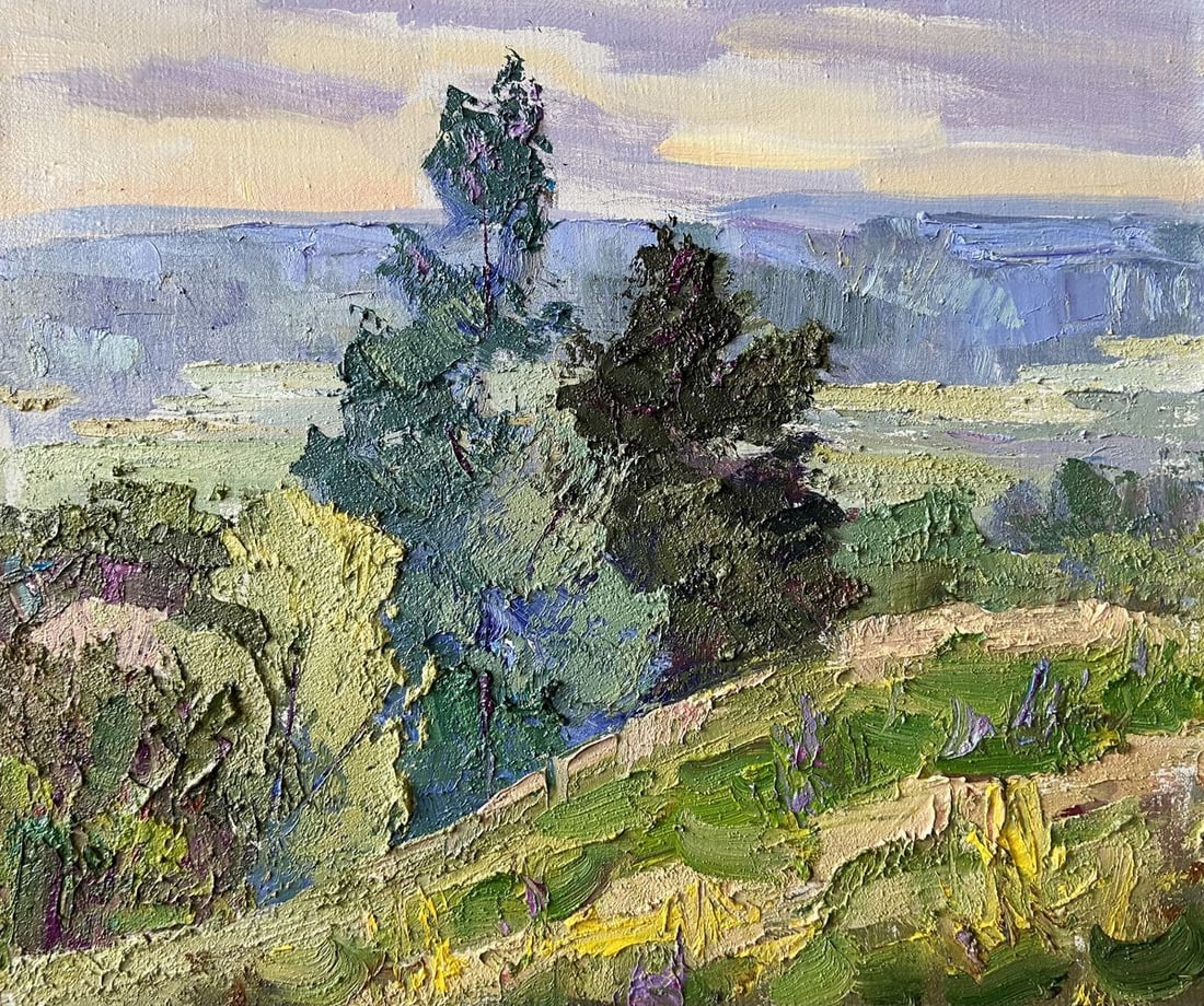 Oil painting Early morning came Kapotenko Ivan Ivanovich (1 of 9)