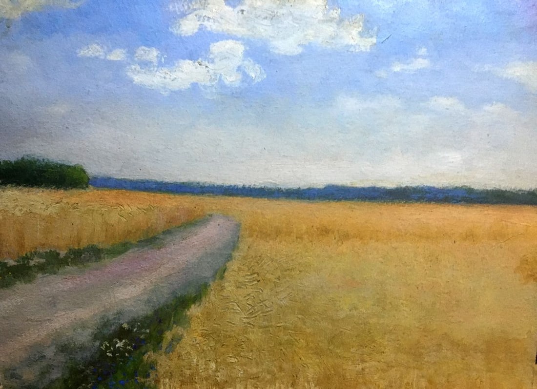 Oil painting Fields Ivan Kirillovich Tsyupka - 3