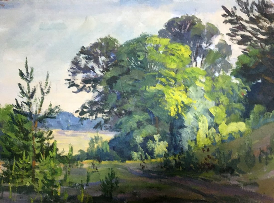 Oil painting Forest Lednev Eduard Dmitrievich - 2