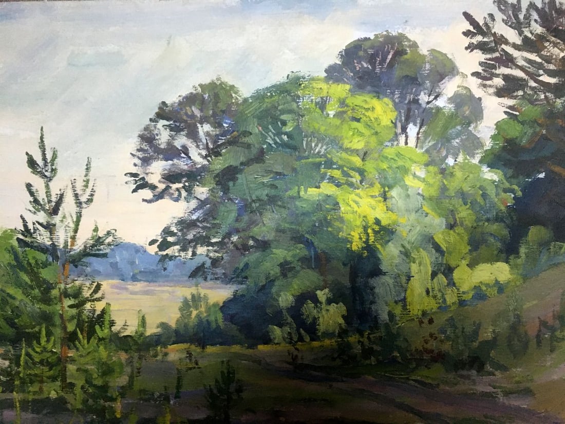 Oil painting Forest Lednev Eduard Dmitrievich - 3