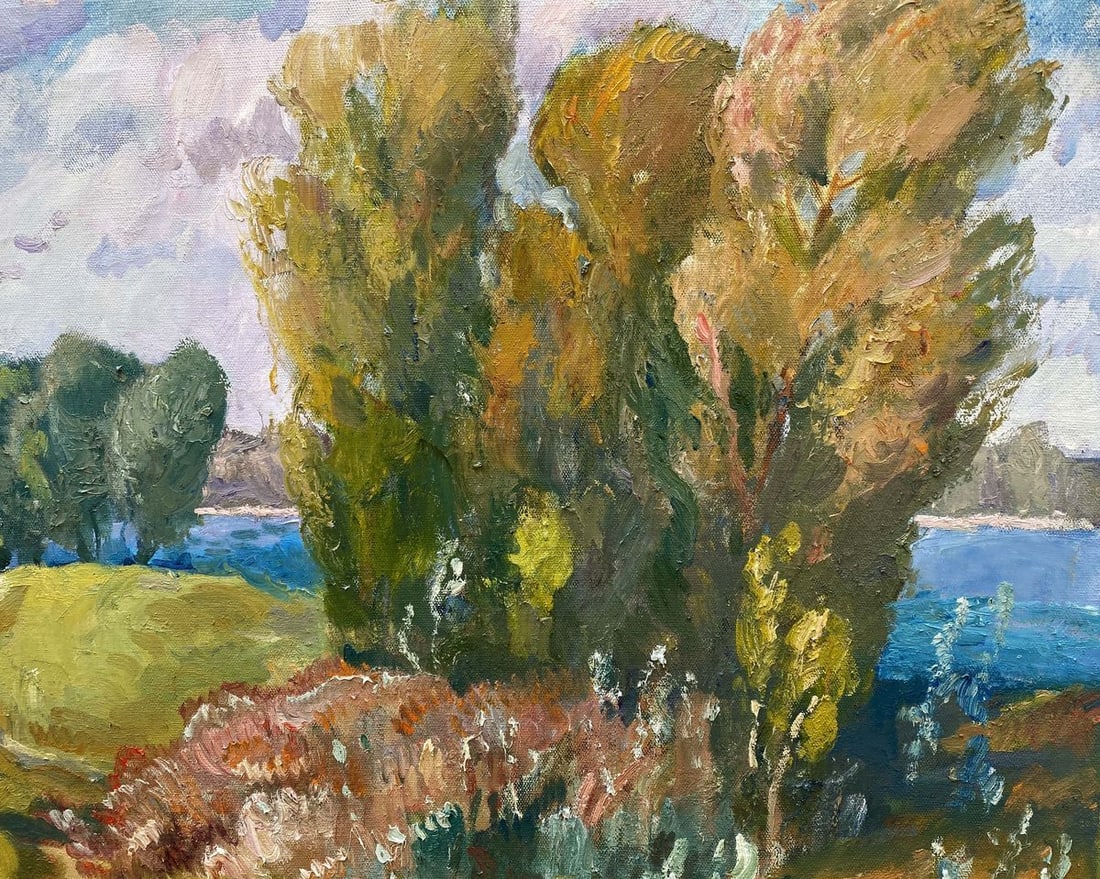 Oil painting Road to the forest Mynka (Minka) Alexander Fedorovich - 9