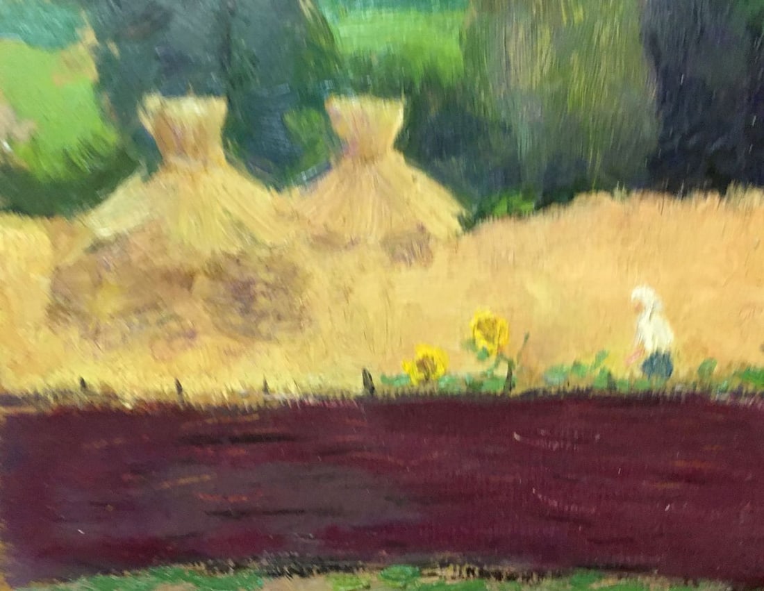 Pencil painting Pioneer leader Ivan Kirillovich Tsyupka - 3
