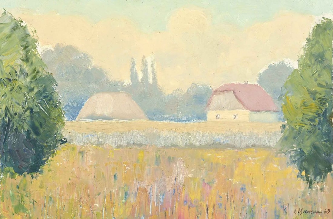 Golden fields oil painting Ivan Kirillovich Tsyupka (1 of 5)