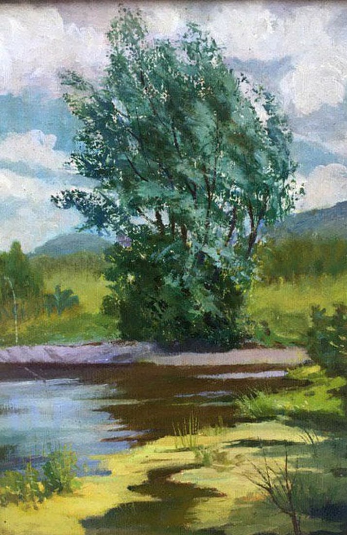 Landscape in Lviv oil painting Vladimir Mikhailovich Rudenko - 9