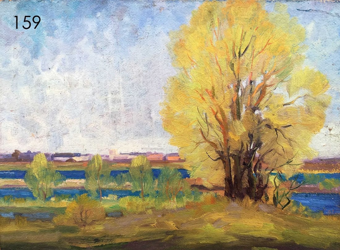 Autumn oil painting - 7