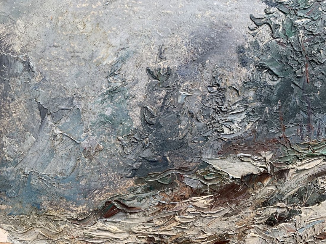 Oil painting Dense forest Igor Zlotnikov - 3