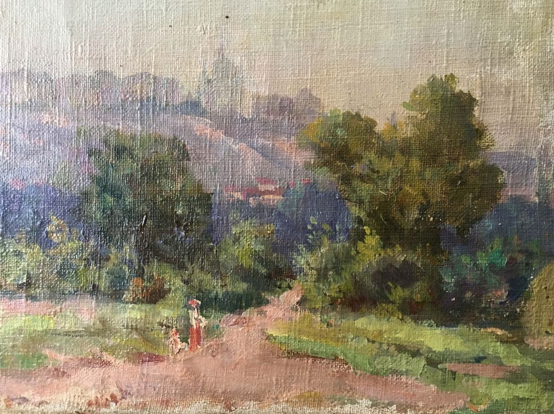 Oil painting Nevkrytyy Denis Nikiforovich Way home - 4