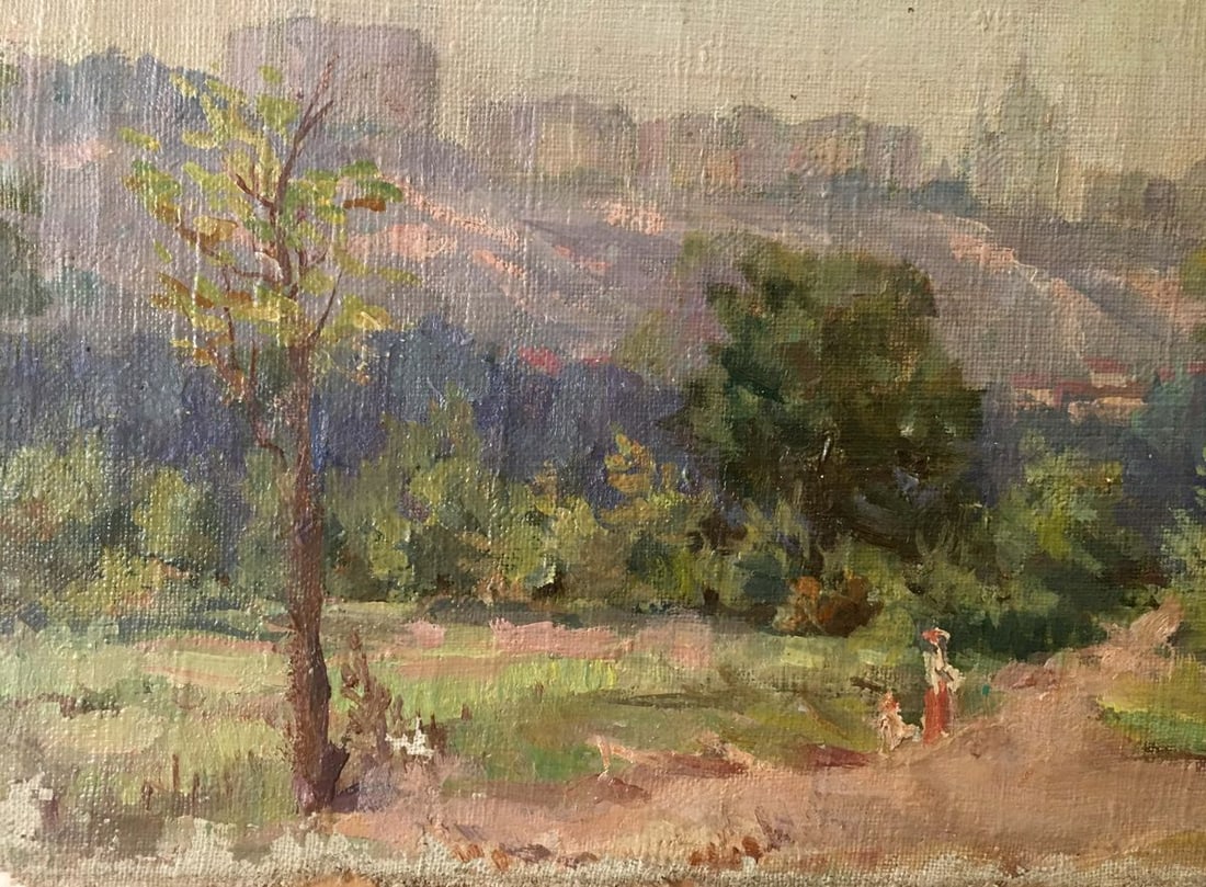 Oil painting Nevkrytyy Denis Nikiforovich Way home - 5